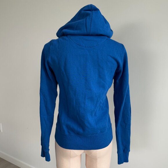 Nike Hoodie The Athletic Dept Blue Womens Medium Full Zip Kangaroo Pockets - Picture 3 of 8